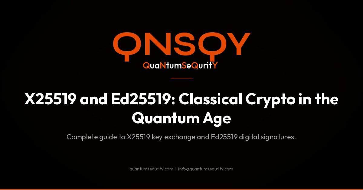 X25519 and Ed25519: Classical Crypto in the Quantum Age - QNSQY post-quantum encryption guide